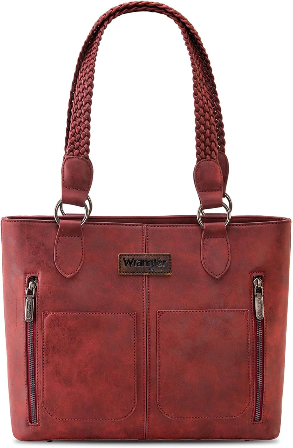 Distressed Tote Bag for Women Western Purse Multi Pockets Handbags and Shoulder Bag