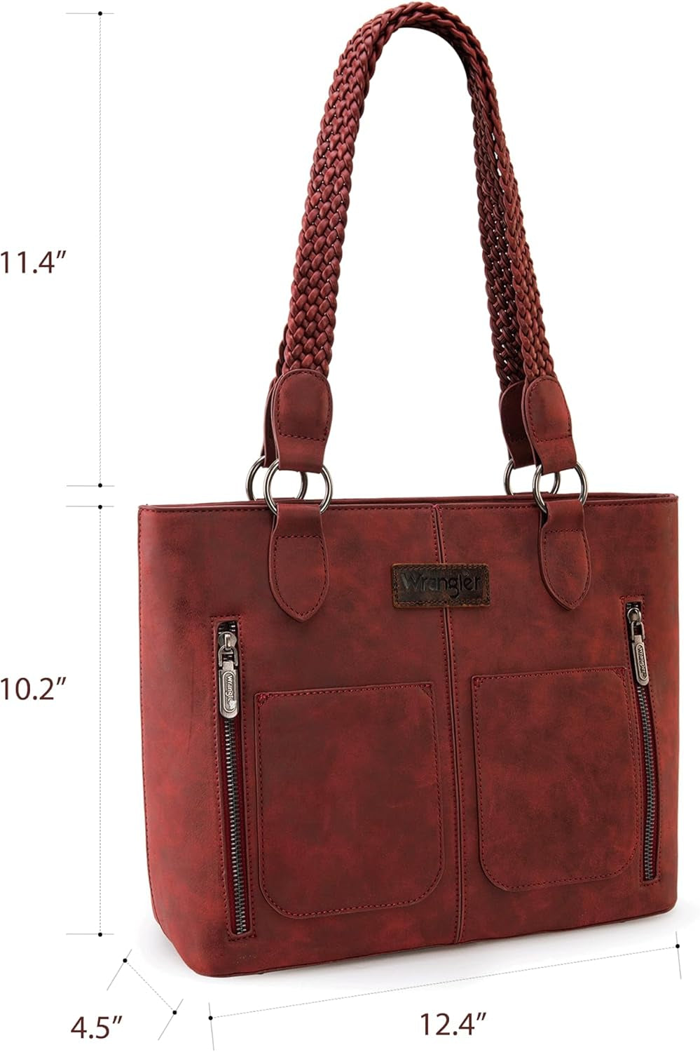 Distressed Tote Bag for Women Western Purse Multi Pockets Handbags and Shoulder Bag
