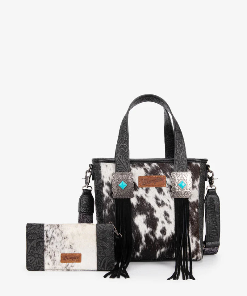 Cowhide Fringe Concealed Carry Purse