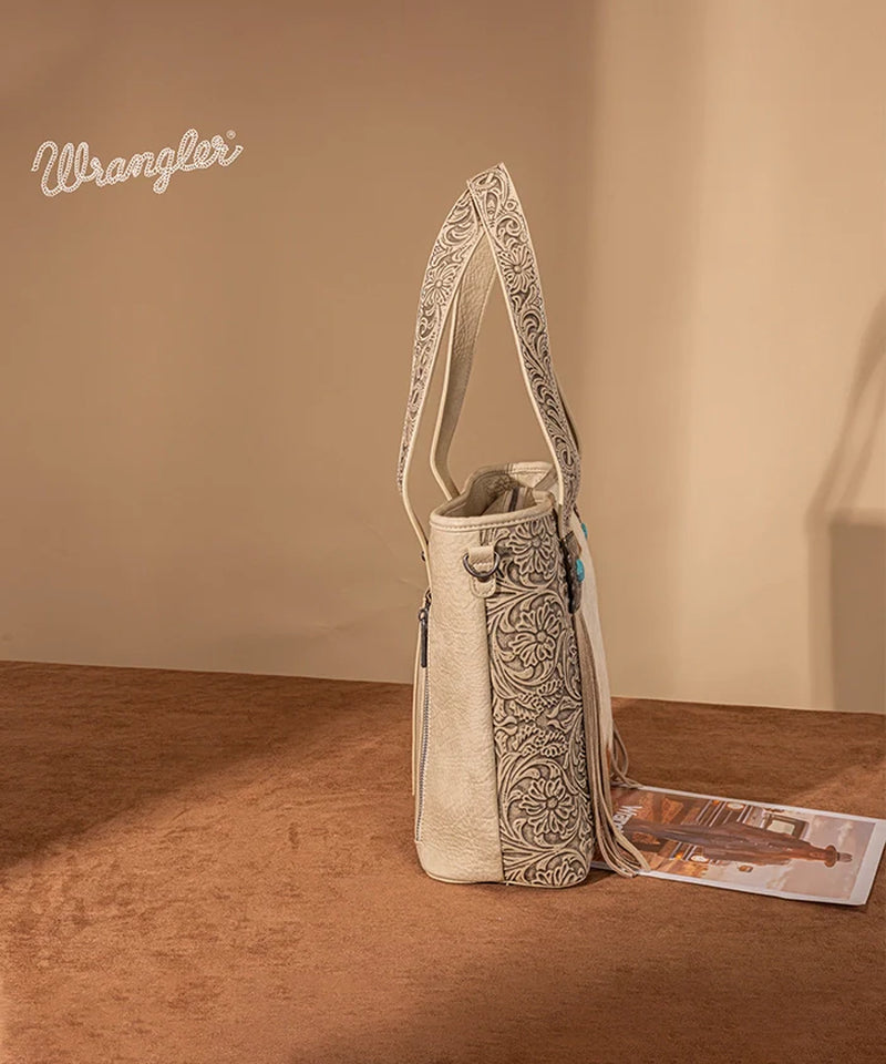 Cowhide Fringe Concealed Carry Purse