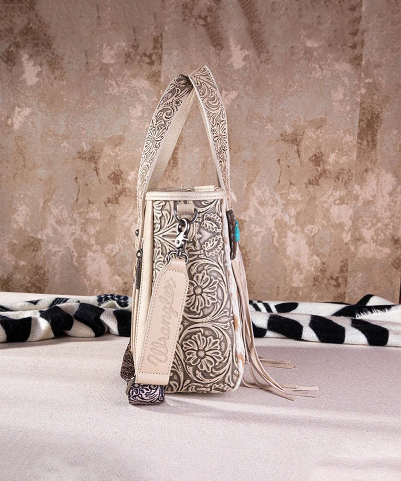 Cowhide Fringe Concealed Carry Purse