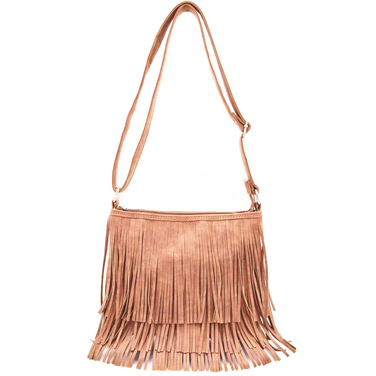 Fringe Crossbody Handbag Women Western Style Concealed Carry Purse Shoulder Bags