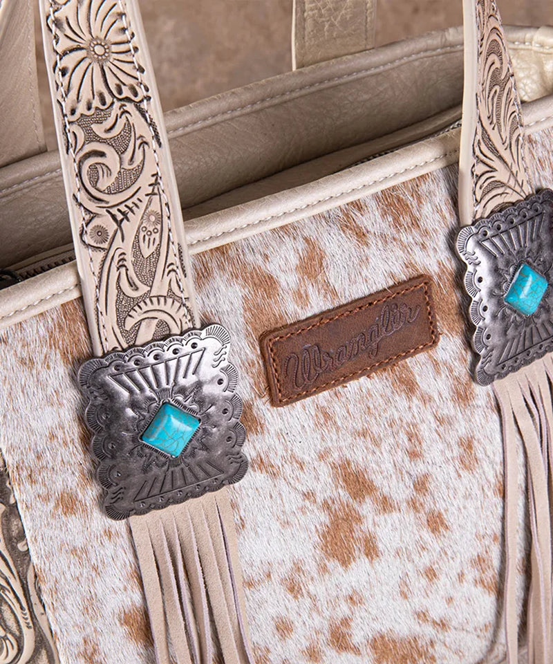 Cowhide Fringe Concealed Carry Purse