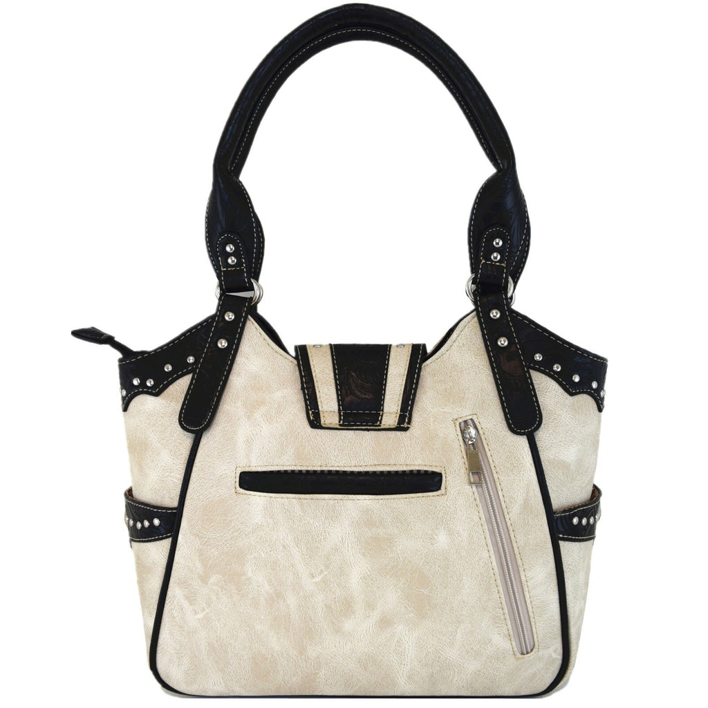 Western Buckle Country Handbag Concealed Carry Purse Women'S Shoulder Bag Wallet