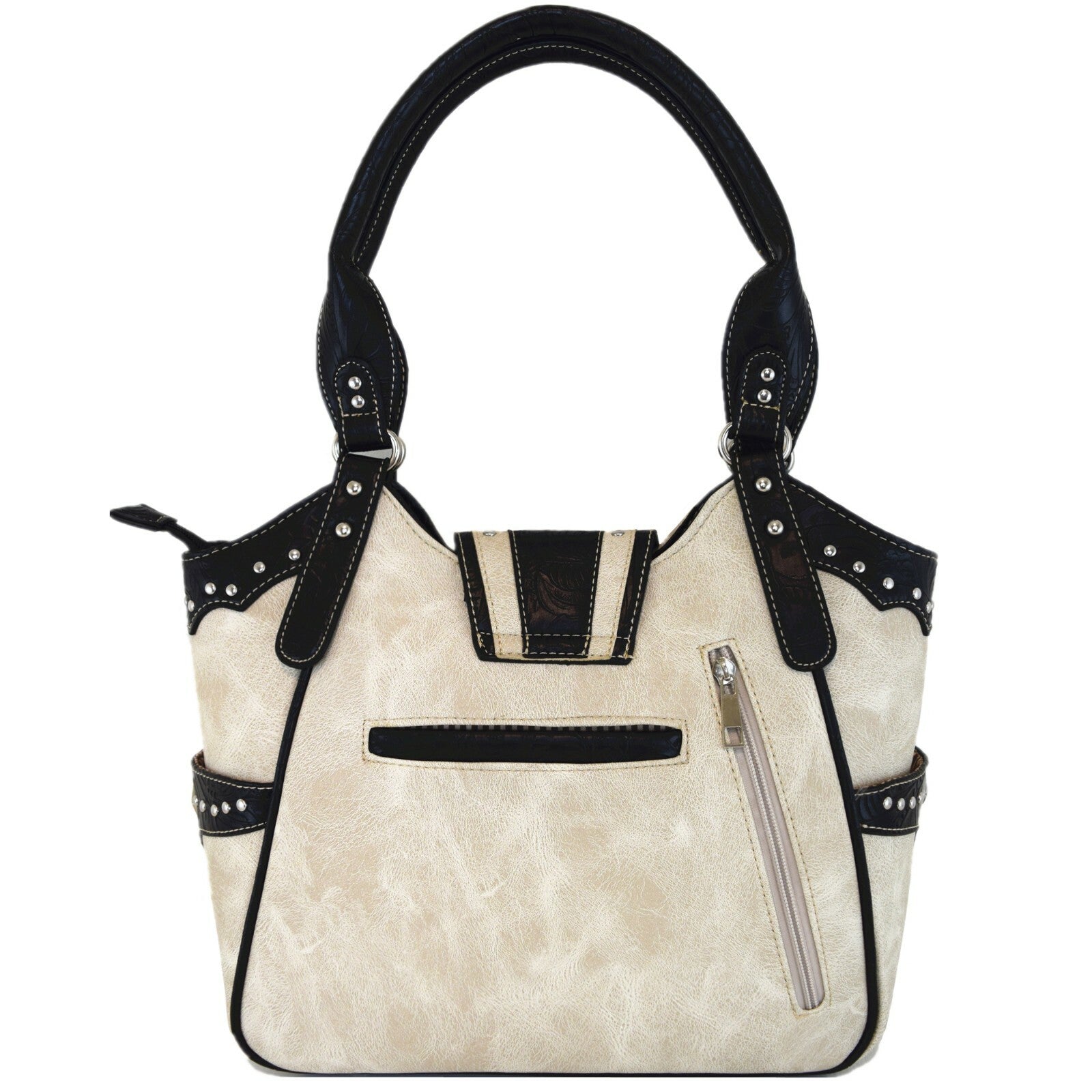 Western Buckle Country Handbag Concealed Carry Purse Women'S Shoulder Bag Wallet