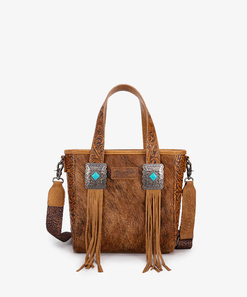 Cowhide Fringe Concealed Carry Purse