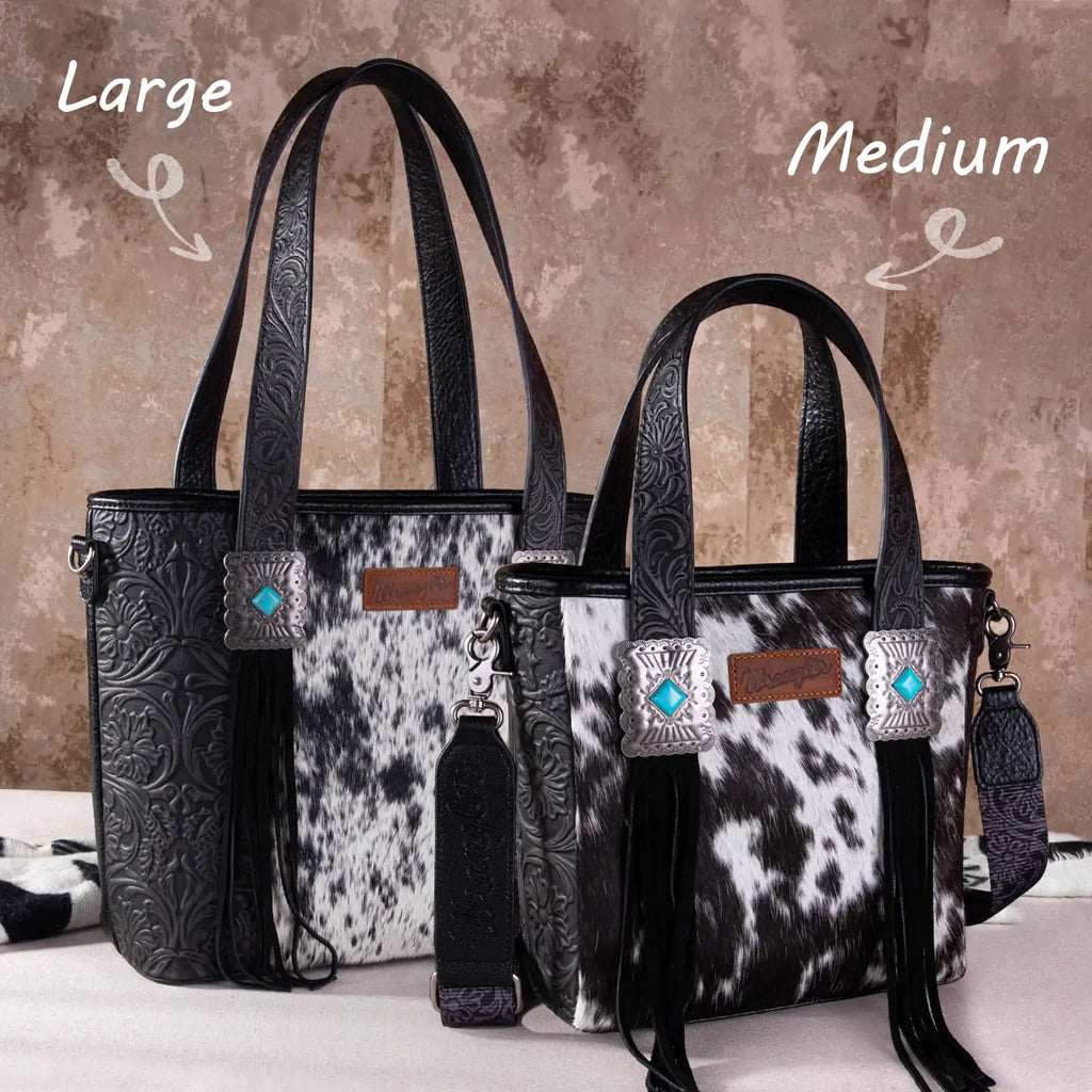 Cowhide Fringe Concealed Carry Purse