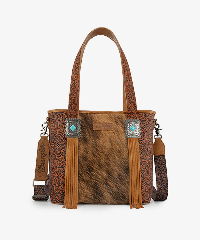 Cowhide Fringe Concealed Carry Purse