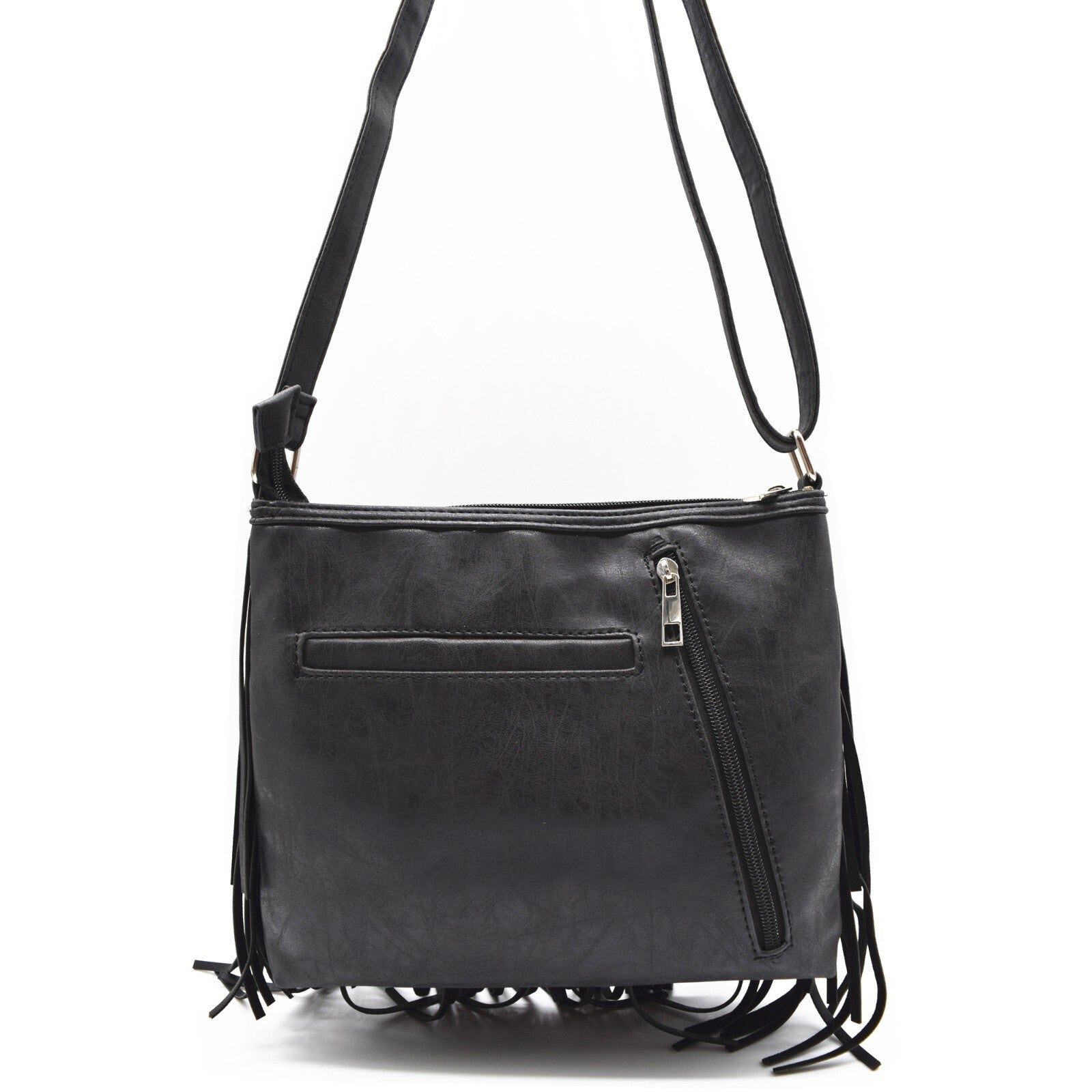 Fringe Crossbody Handbag Women Western Style Concealed Carry Purse Shoulder Bags