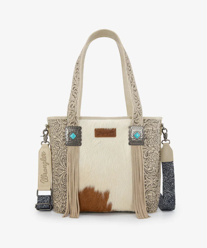 Cowhide Fringe Concealed Carry Purse