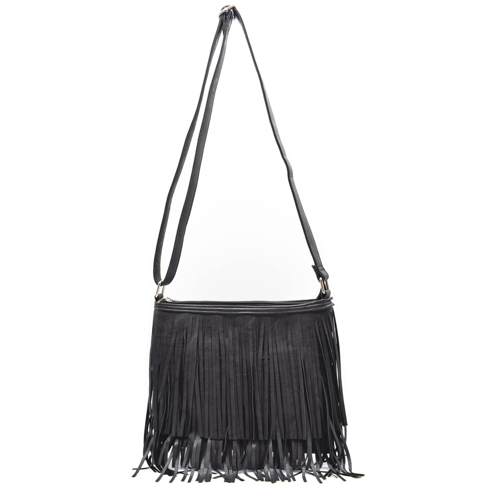 Fringe Crossbody Handbag Women Western Style Concealed Carry Purse Shoulder Bags