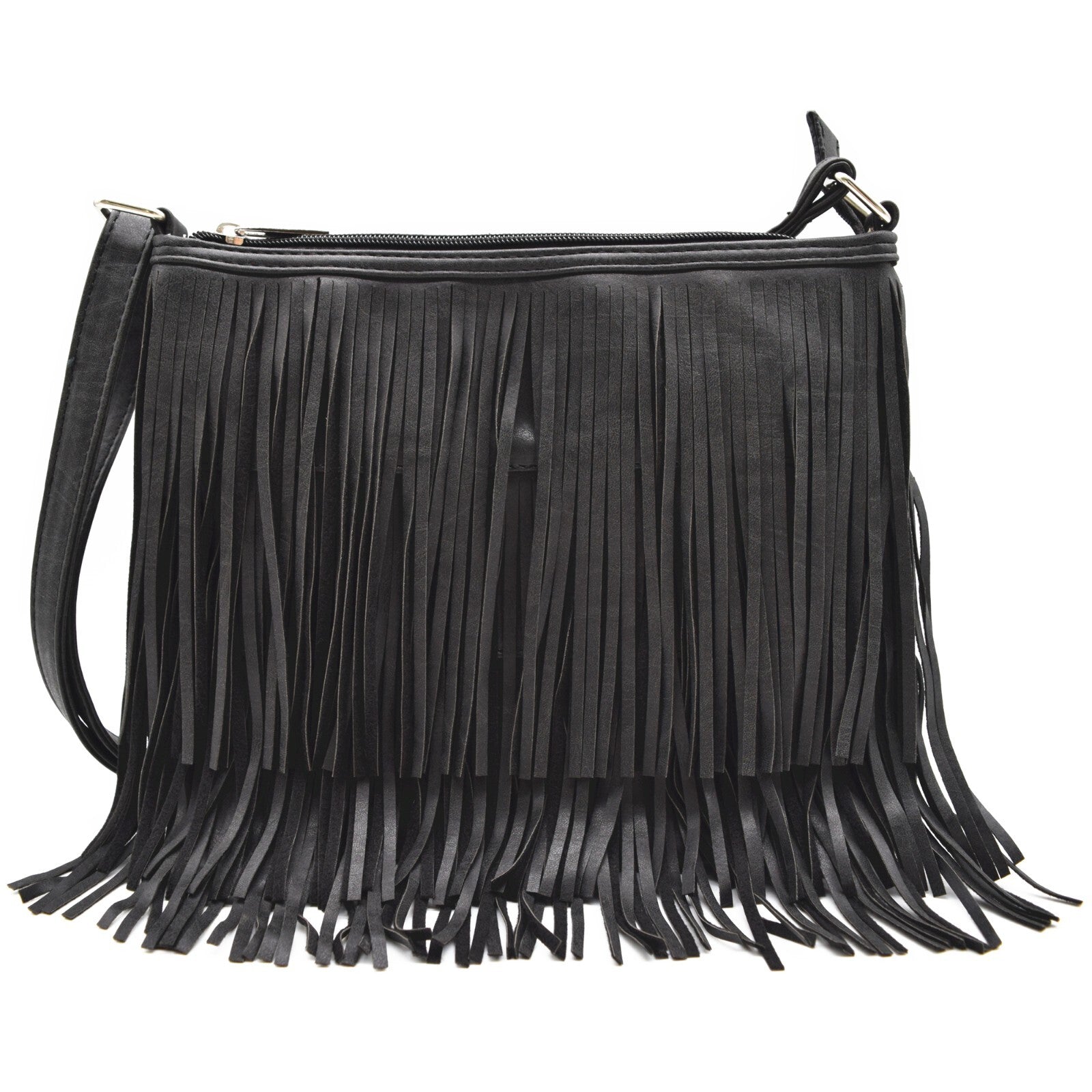 Fringe Crossbody Handbag Women Western Style Concealed Carry Purse Shoulder Bags