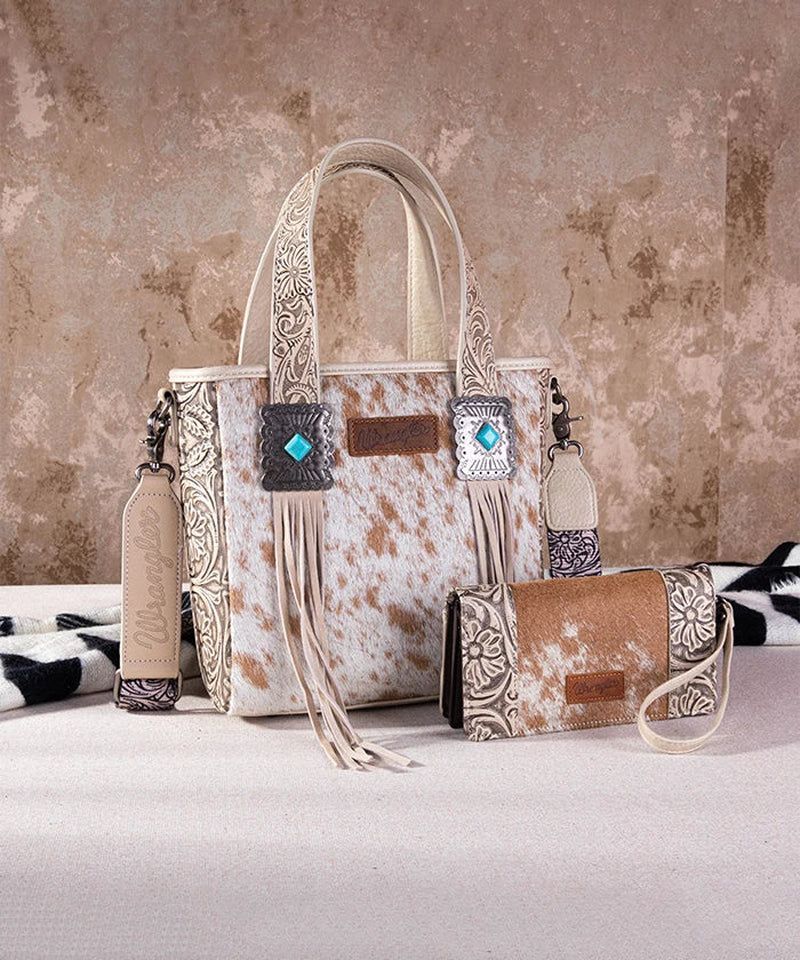 Cowhide Fringe Concealed Carry Purse