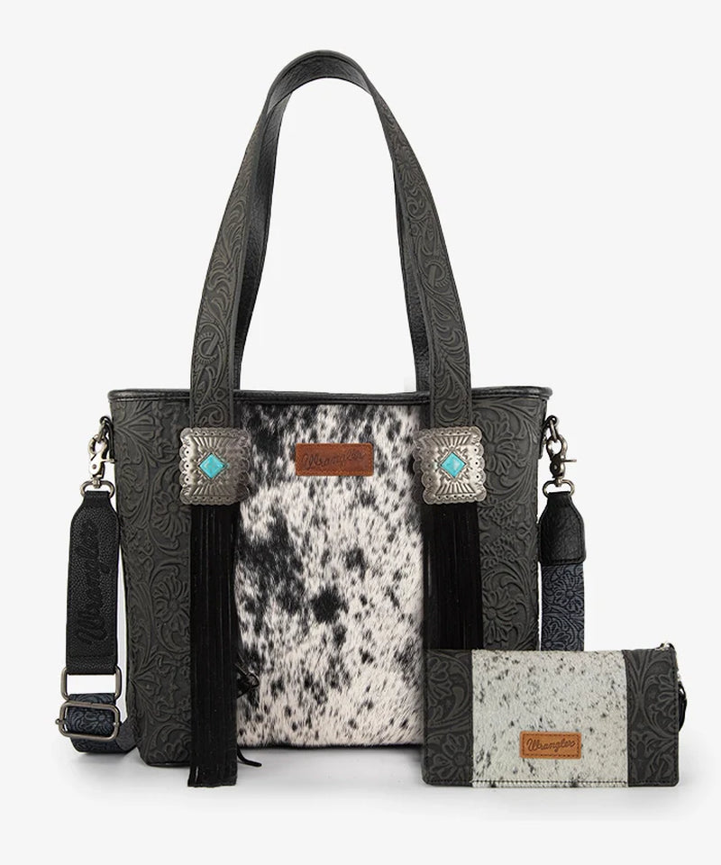 Cowhide Fringe Concealed Carry Purse